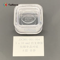 TTV ≤ 10μm A-Face Un-Doped N-Type Free-Standing GaN Single Crystal Substrate مقاومة 0.1 Ω · cm جهاز الطاقة / الليزر W