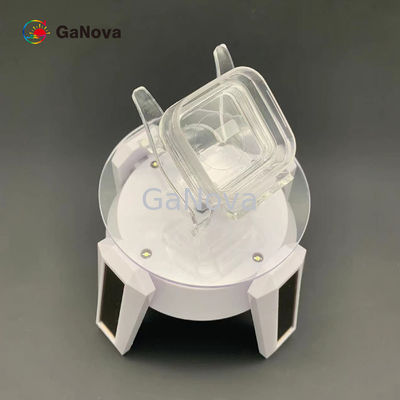 كثافة العيب الكلي 0cm-2 غير مرفوعة النوع SI المستقرة GaN الرواسب البلورية الوحيدة لأجهزة RF 5 * 10mm2 وجه M