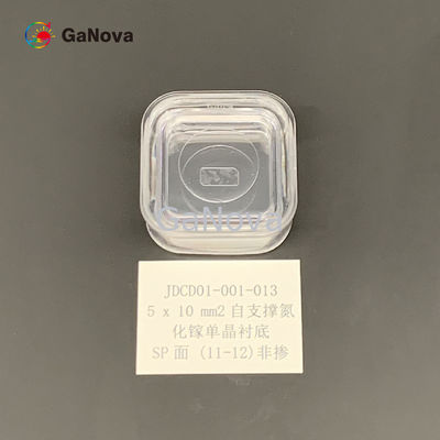 جهاز الطاقة 5x10mm2 الغير مغلّط نوع N المستقرة GaN الروائح الأحادية الروائية مع المقاومة 0.1 Ω·cm و BOW داخل 10μm