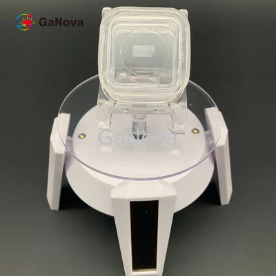 350 ± 25μm سمك غير مغلّط نوع N المستقرة GaN الرواسب الأحادية مع TTV ≤ 10μm والمقاومة 0.1 Ω·cm
