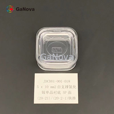 5x10mm2 Sp Face Gan Epitaxial Wafer Un Doped Si Type Gan طبقة كريستال واحدة